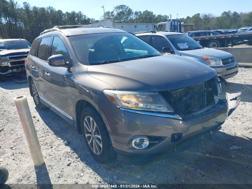 2014 NISSAN PATHFINDER SL - 5N1AR2MN5EC693712