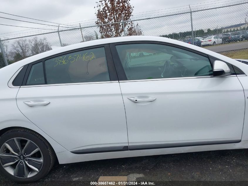 2018 HYUNDAI IONIQ HYBRID LIMITED - KMHC05LC7JU081522