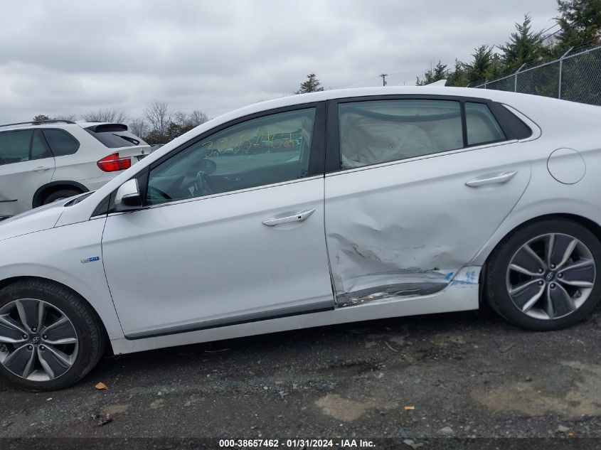 2018 HYUNDAI IONIQ HYBRID LIMITED - KMHC05LC7JU081522