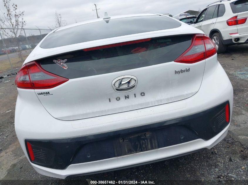 2018 HYUNDAI IONIQ HYBRID LIMITED - KMHC05LC7JU081522