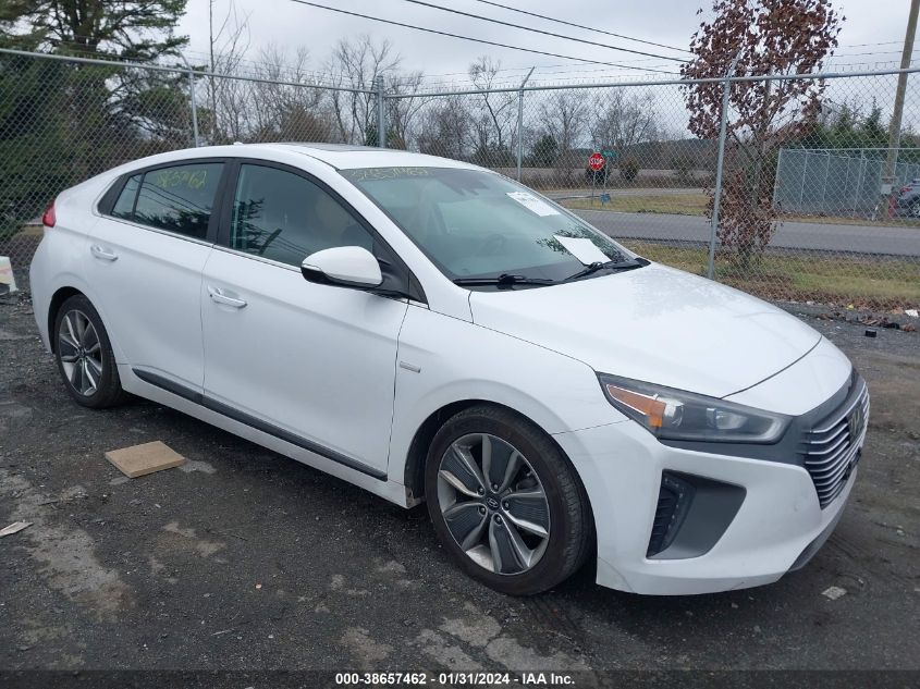 2018 HYUNDAI IONIQ HYBRID LIMITED - KMHC05LC7JU081522