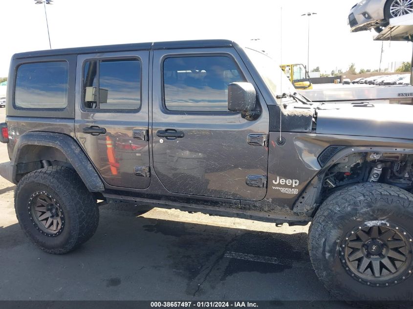 2021 JEEP WRANGLER UNLIMITED SPORT 4X4 - 1C4HJXDN3MW566901