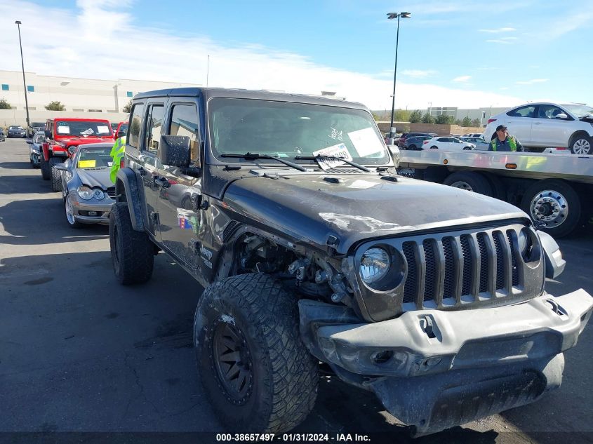 2021 JEEP WRANGLER UNLIMITED SPORT 4X4 - 1C4HJXDN3MW566901