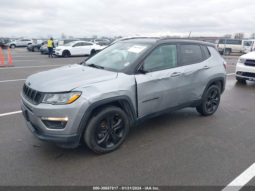 VIN 3C4NJDBB3KT647278 2019 JEEP COMPASS ALTITUDE 4X4