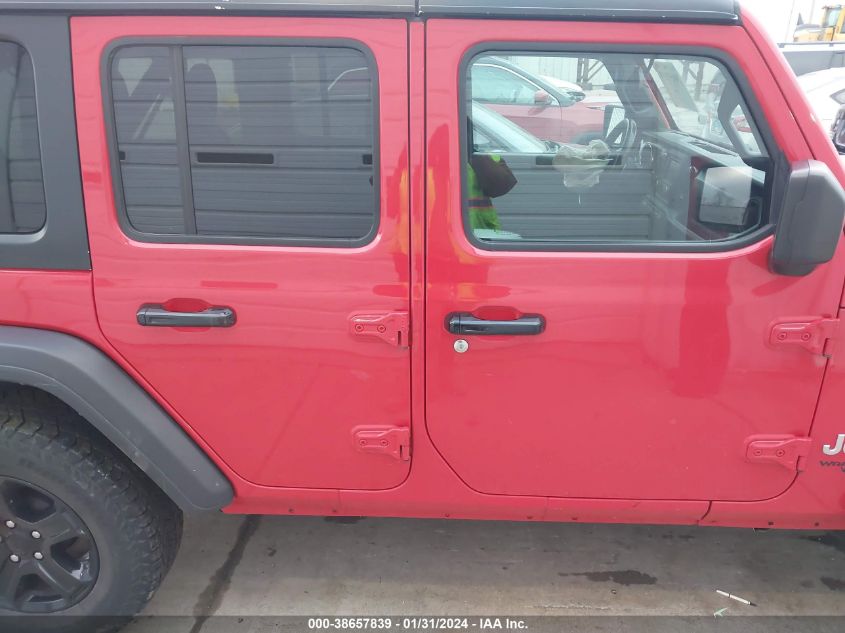 2020 JEEP WRANGLER UNLIMITED SPORT S 4X4 - 1C4HJXDN5LW257249