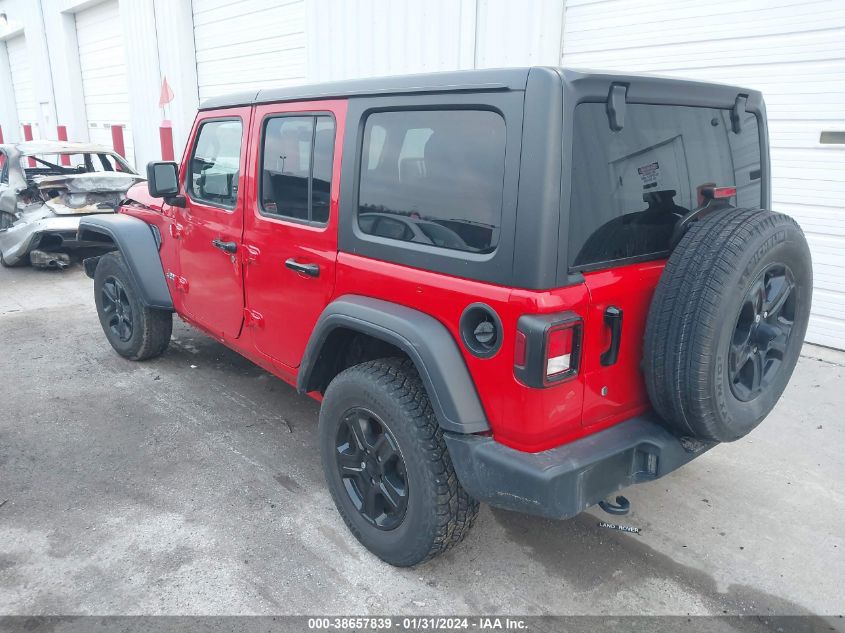 2020 JEEP WRANGLER UNLIMITED SPORT S 4X4 - 1C4HJXDN5LW257249