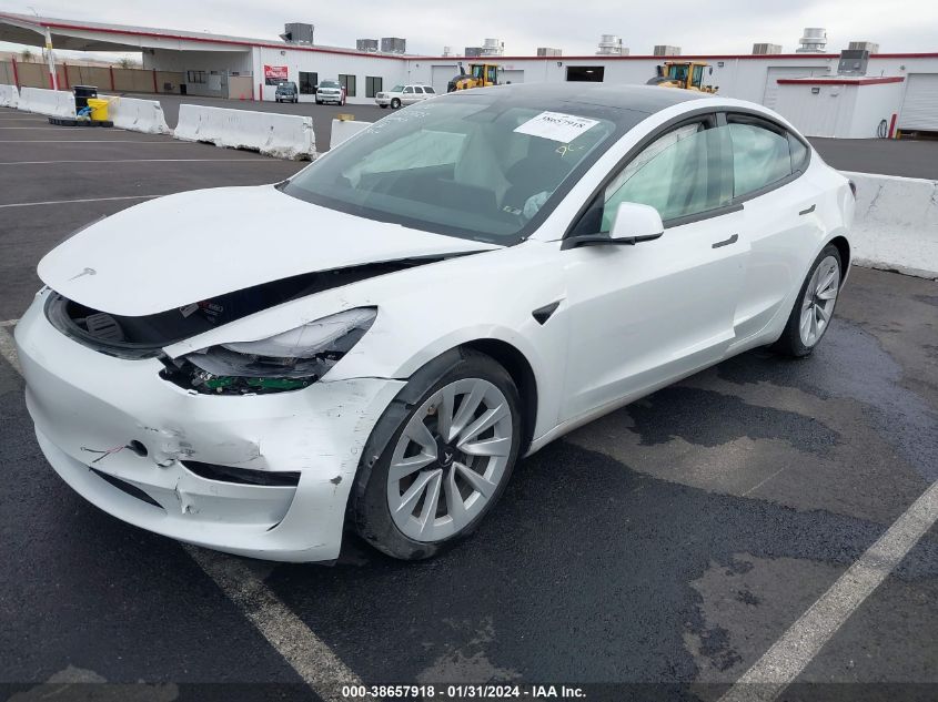 2021 TESLA MODEL 3 STANDARD RANGE PLUS REAR-WHEEL DRIVE - 5YJ3E1EA1MF917087