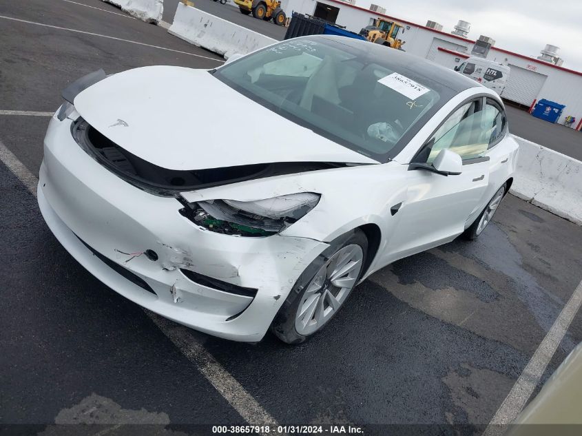 2021 TESLA MODEL 3 STANDARD RANGE PLUS REAR-WHEEL DRIVE - 5YJ3E1EA1MF917087