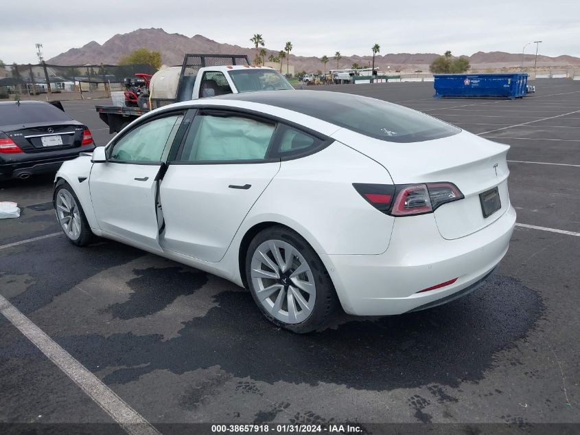 2021 TESLA MODEL 3 STANDARD RANGE PLUS REAR-WHEEL DRIVE - 5YJ3E1EA1MF917087