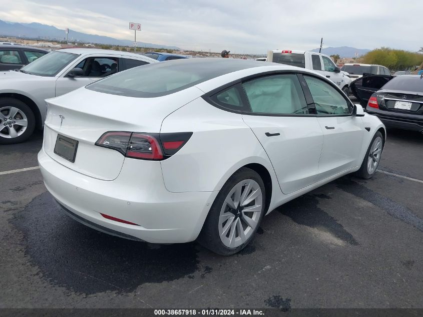 2021 TESLA MODEL 3 STANDARD RANGE PLUS REAR-WHEEL DRIVE - 5YJ3E1EA1MF917087