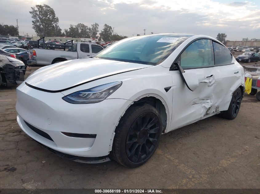 2021 TESLA MODEL Y - 5YJYGDEE8MF216289