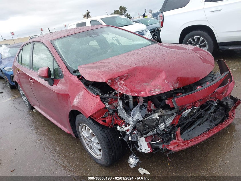VIN JTDEAMDE7NJ058530 2022 TOYOTA COROLLA LE