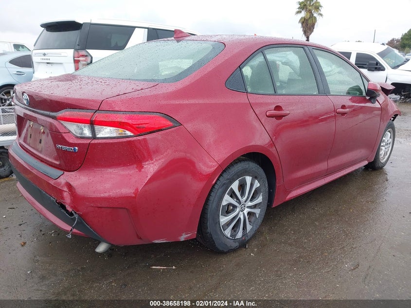 VIN JTDEAMDE7NJ058530 2022 TOYOTA COROLLA LE