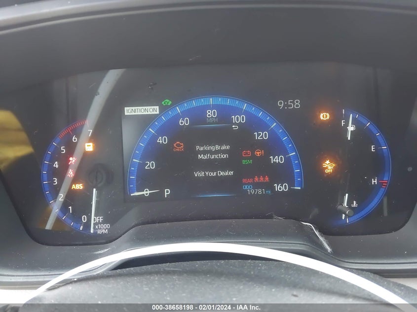 VIN JTDEAMDE7NJ058530 2022 TOYOTA COROLLA LE