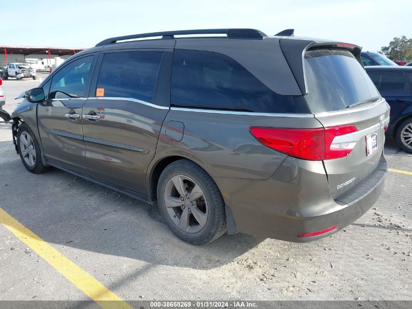 2019 HONDA ODYSSEY EX-L - 5FNRL6H77KB013108