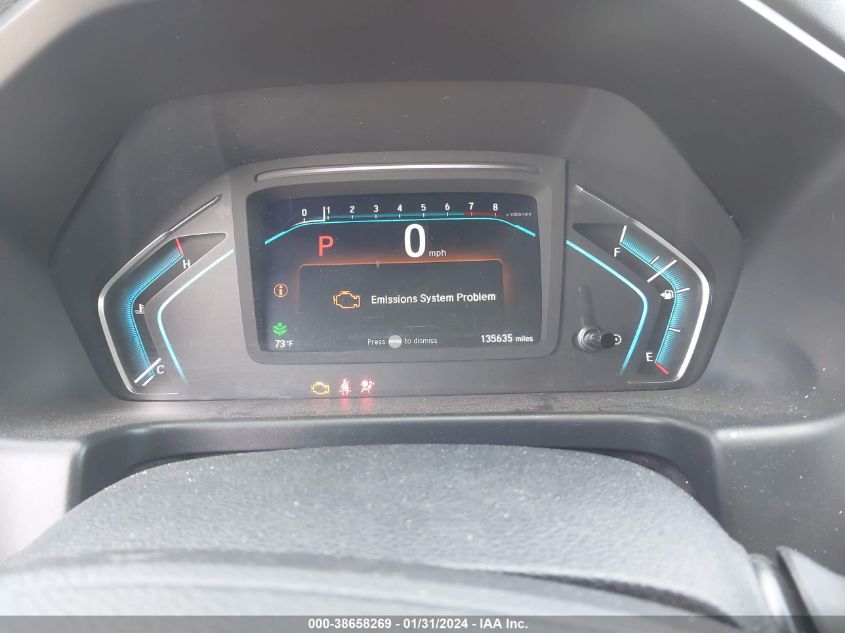 2019 HONDA ODYSSEY EX-L - 5FNRL6H77KB013108