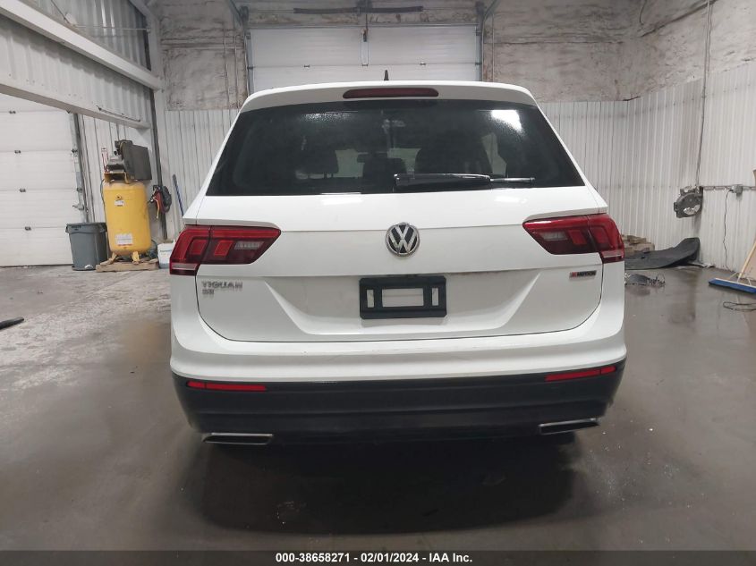 2019 VOLKSWAGEN TIGUAN SE/SEL/SEL R-LINE JET-BLACK/SEL R-LINE - 3VV2B7AX0KM110555