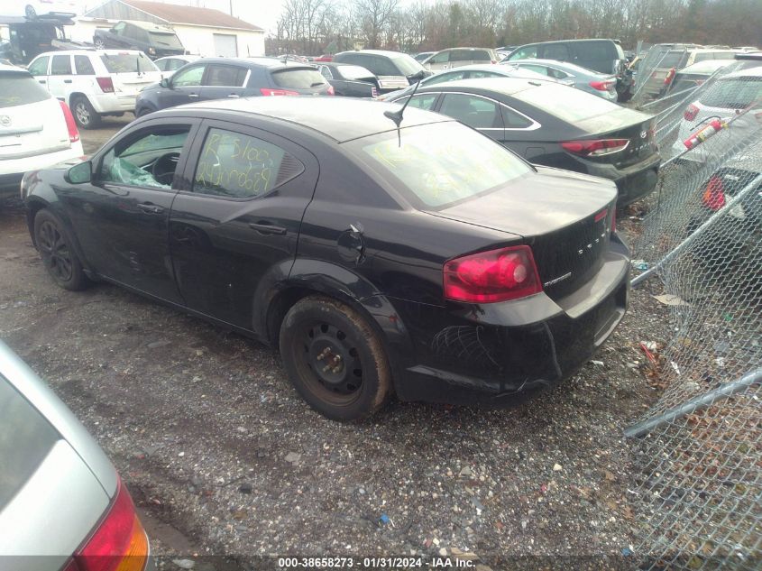 2014 DODGE AVENGER SE - 1C3CDZAB8EN228994