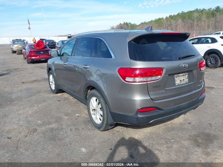 2016 KIA SORENTO LX/L - 5XYPG4A38GG020009