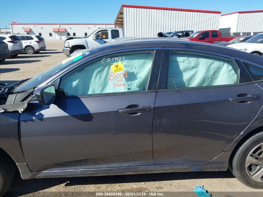 2019 HONDA CIVIC LX - 2HGFC2F66KH548299