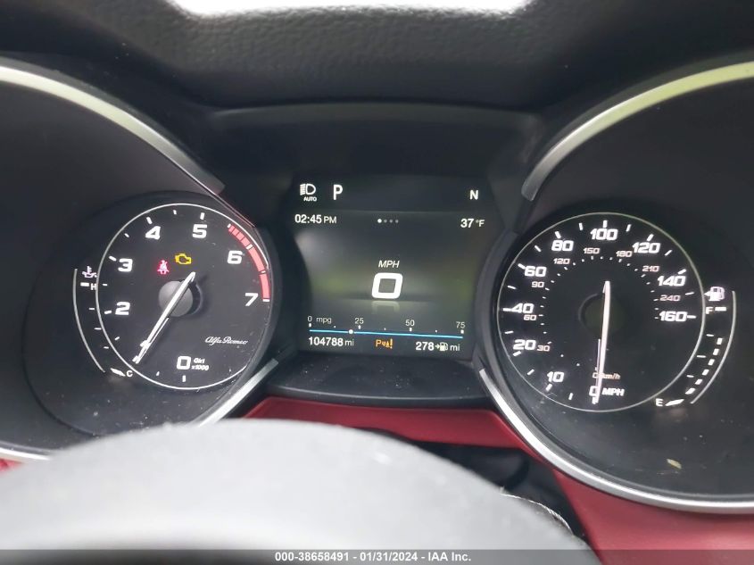 2018 ALFA ROMEO STELVIO TI SPORT AWD - ZASFAKNN6J7C12084