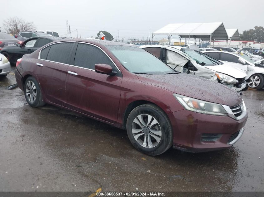 2013 HONDA ACCORD LX - 1HGCR2F34DA018924