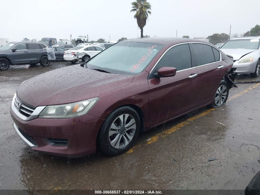 2013 HONDA ACCORD LX - 1HGCR2F34DA018924