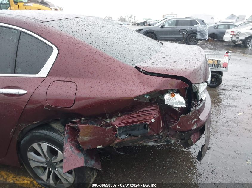 2013 HONDA ACCORD LX - 1HGCR2F34DA018924