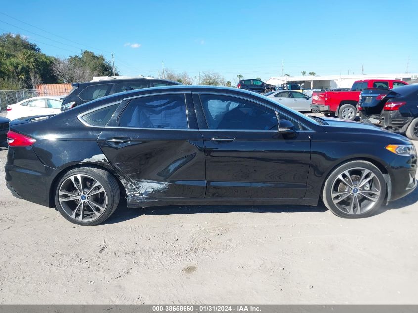 2019 FORD FUSION TITANIUM - 3FA6P0D93KR184440