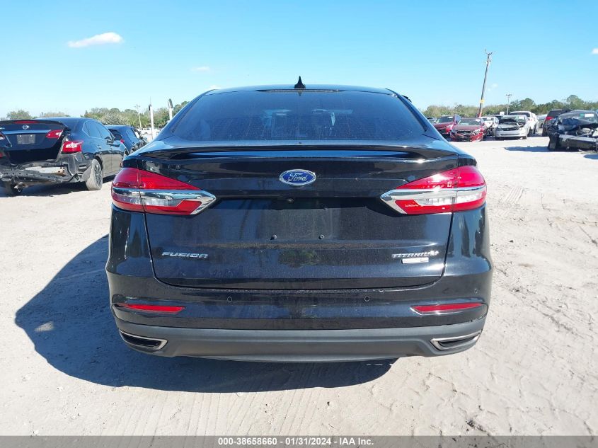 2019 FORD FUSION TITANIUM - 3FA6P0D93KR184440