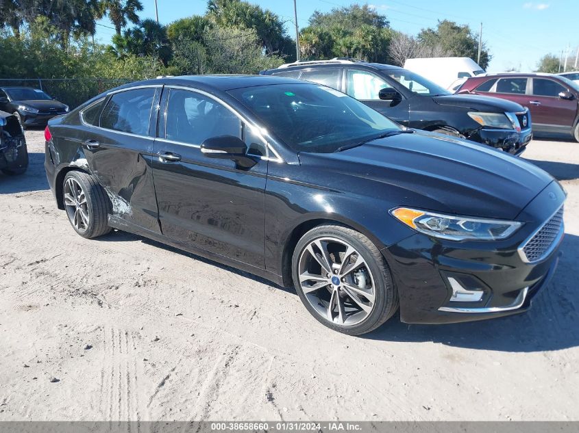 2019 FORD FUSION TITANIUM - 3FA6P0D93KR184440