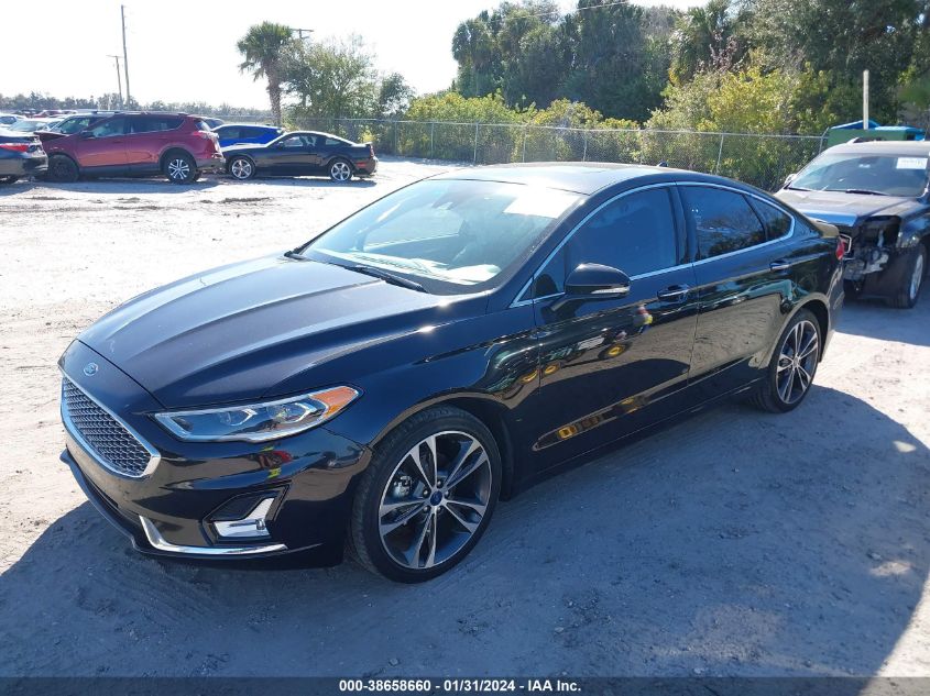 2019 FORD FUSION TITANIUM - 3FA6P0D93KR184440