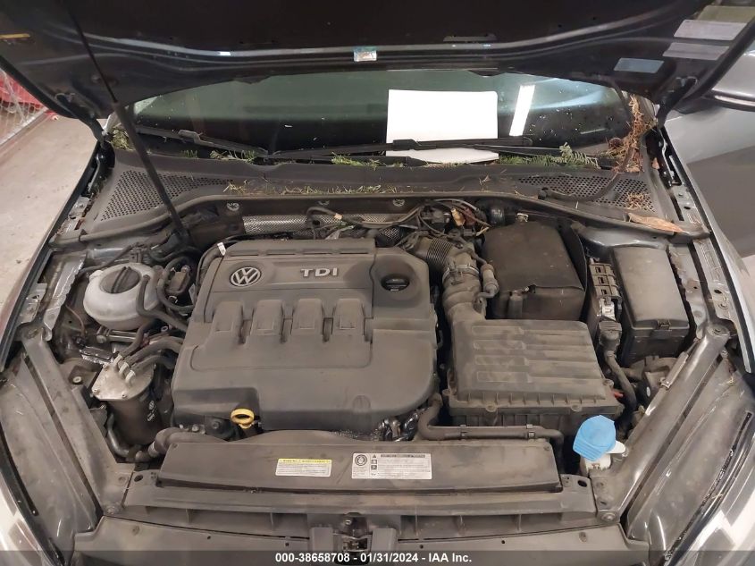 2015 VOLKSWAGEN GOLF TDI S 4-DOOR - 3VW2A7AU2FM098337