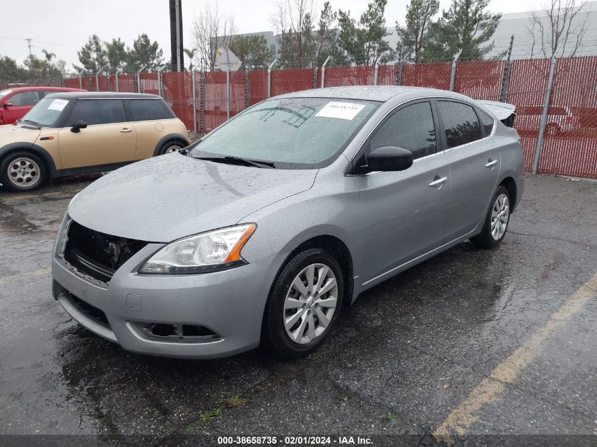 2014 NISSAN SENTRA S/SV/SR/SL - 3N1AB7AP9EY315995