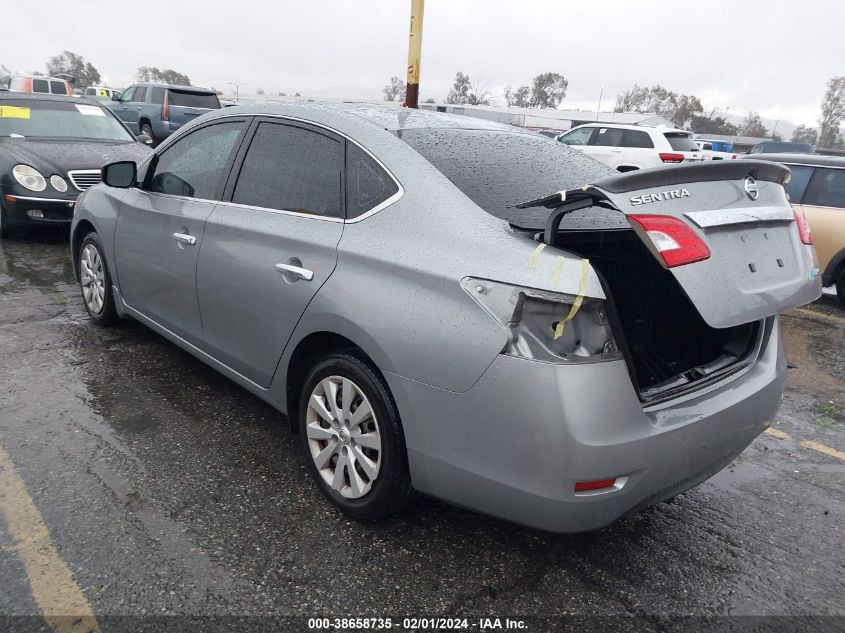 2014 NISSAN SENTRA S/SV/SR/SL - 3N1AB7AP9EY315995