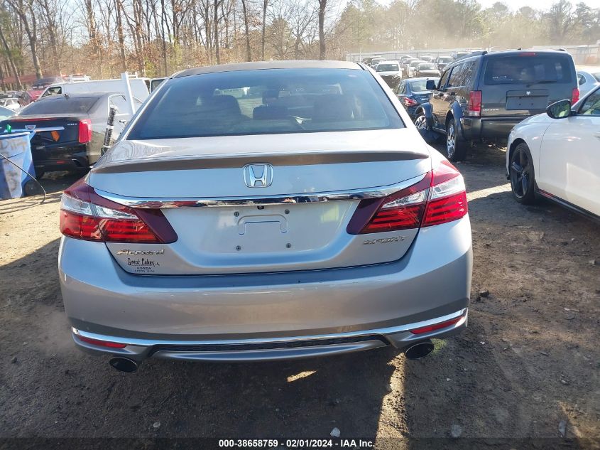 2016 HONDA ACCORD SPORT - 1HGCR2F56GA176039