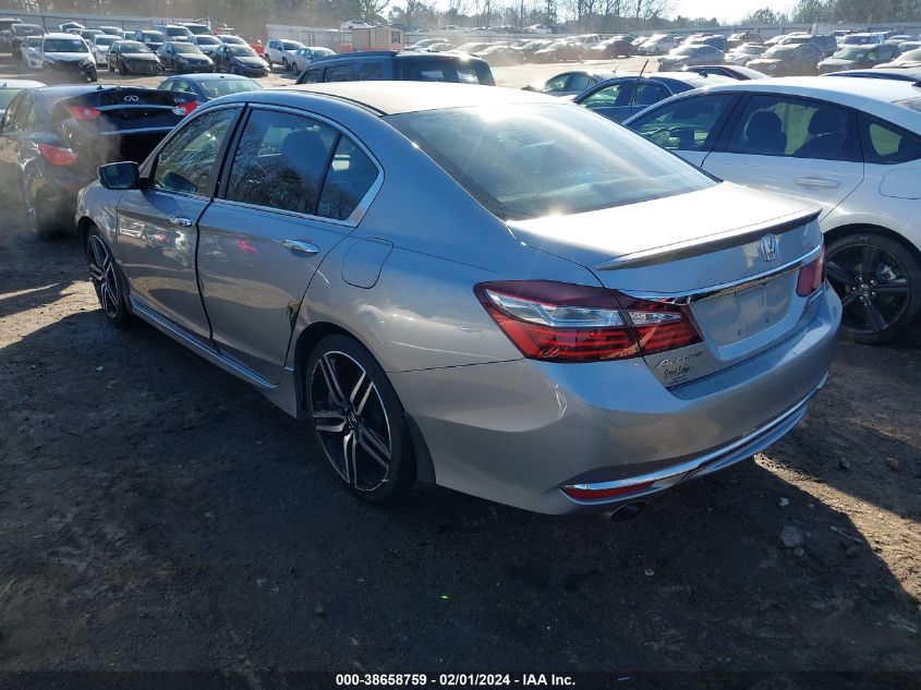 2016 HONDA ACCORD SPORT - 1HGCR2F56GA176039