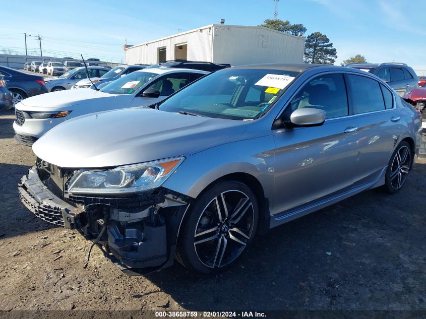 2016 HONDA ACCORD SPORT - 1HGCR2F56GA176039