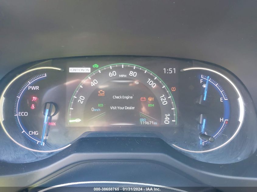 2019 TOYOTA RAV4 HYBRID XSE - 2T3EWRFV7KW004699