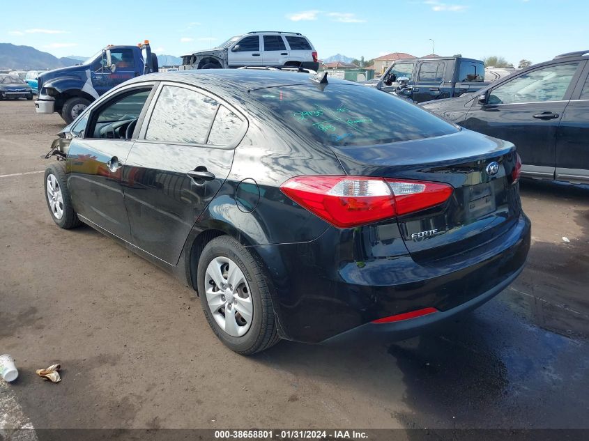 2016 KIA FORTE LX - KNAFX4A64G5497452