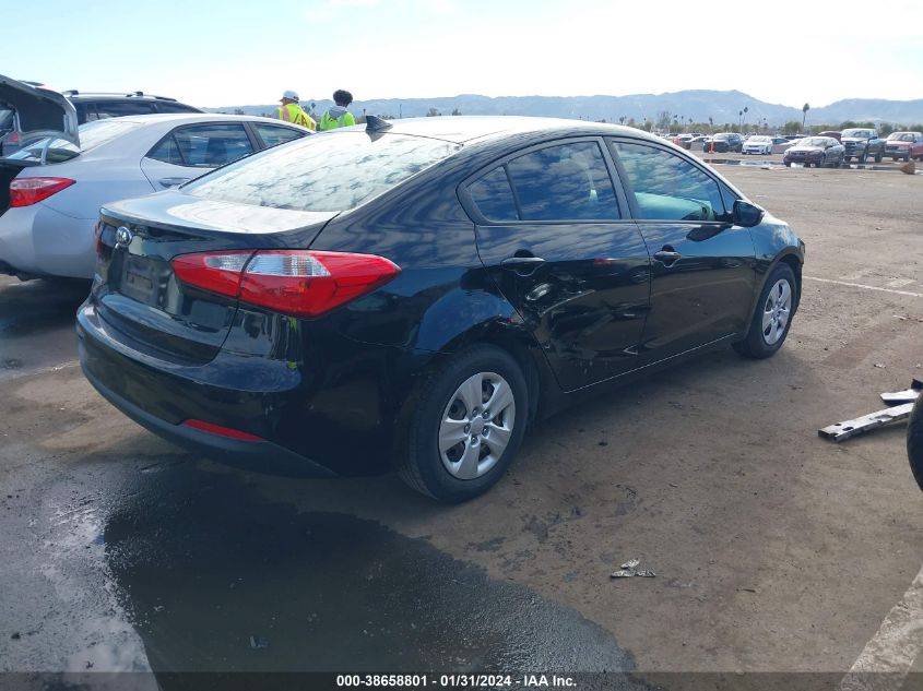2016 KIA FORTE LX - KNAFX4A64G5497452