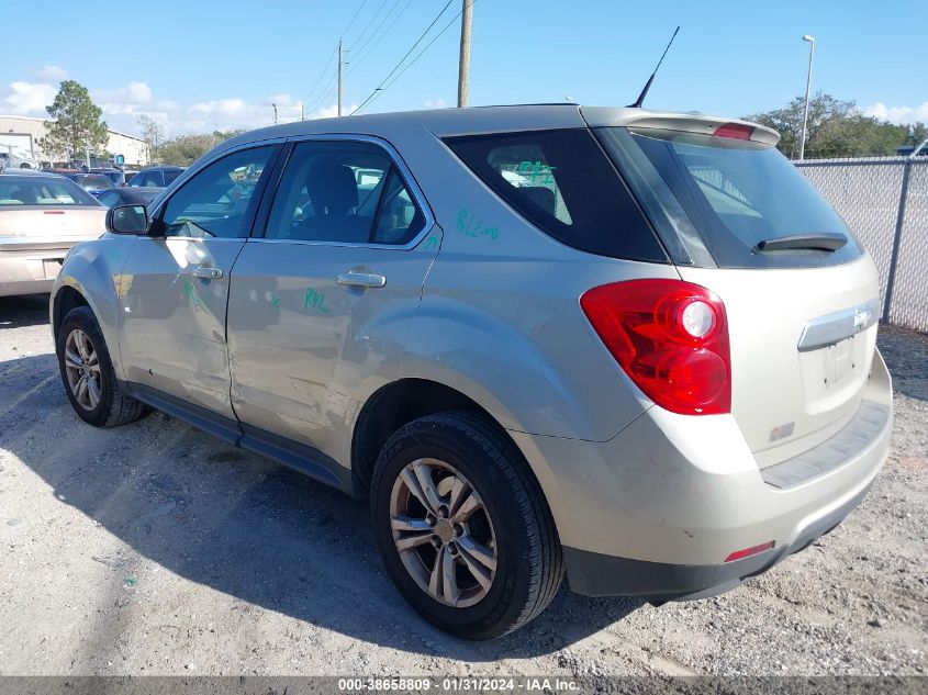 2013 CHEVROLET EQUINOX LS - 1GNALBEK3DZ116237