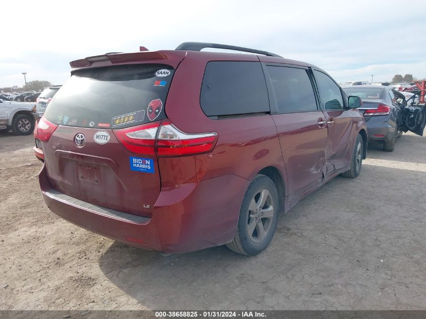 2019 TOYOTA SIENNA LE 8 PASSENGER - 5TDKZ3DC4KS966596