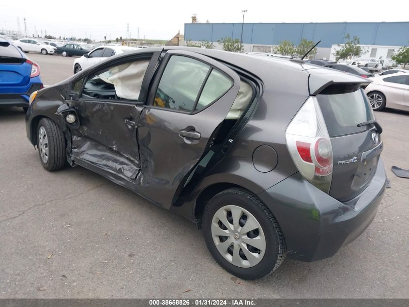 2013 TOYOTA PRIUS C THREE - JTDKDTB33D1547933