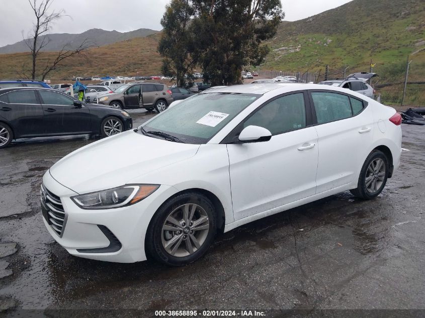 2018 HYUNDAI ELANTRA SEL/VALUE/LIMITED - 5NPD84LF8JH269739