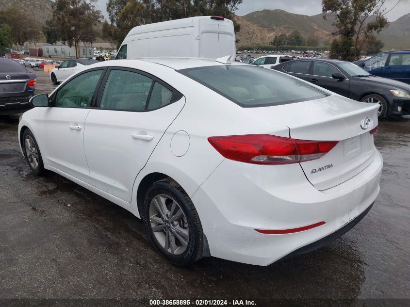 2018 HYUNDAI ELANTRA SEL/VALUE/LIMITED - 5NPD84LF8JH269739