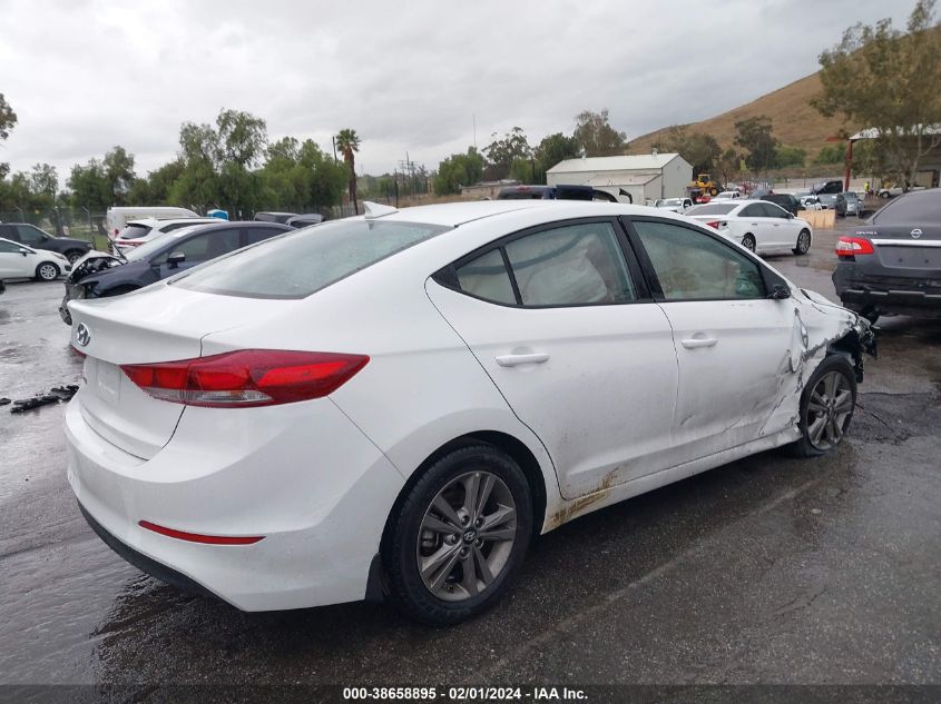 2018 HYUNDAI ELANTRA SEL/VALUE/LIMITED - 5NPD84LF8JH269739