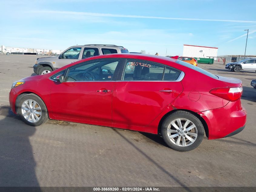2014 KIA FORTE EX - KNAFX4A80E5115447