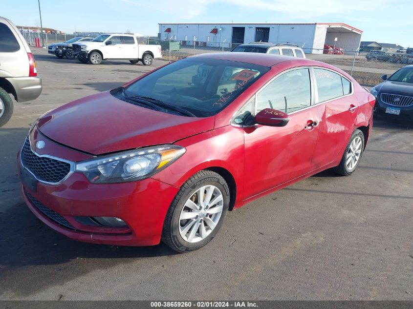 2014 KIA FORTE EX - KNAFX4A80E5115447