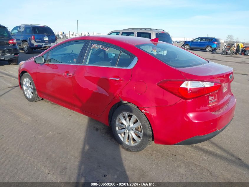 2014 KIA FORTE EX - KNAFX4A80E5115447